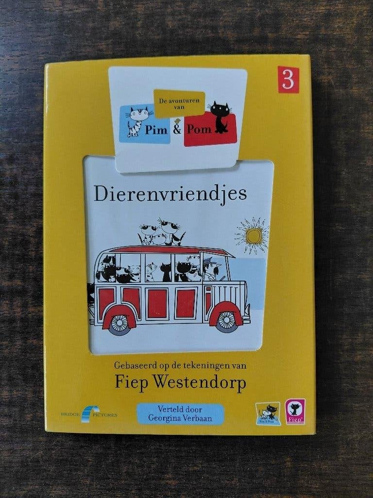 Dvd Pim en Pom dierenvriendjes, Cd's en Dvd's, Inclusief DVD, Alle leeftijden, Tv-serie, Zo goed als nieuw