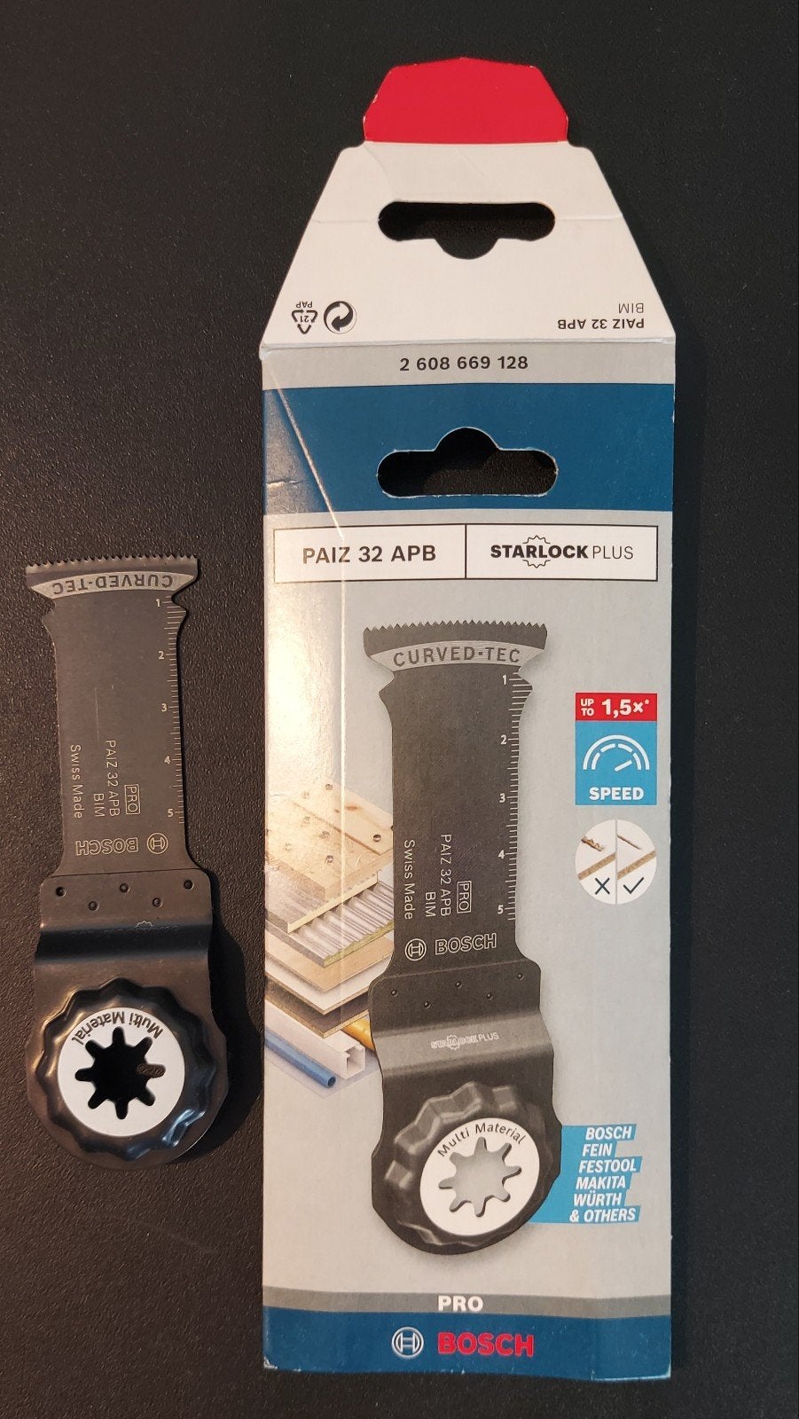 Bosch Starlock Plus Multi Material Zaagblad PAII 32 APB, Ophalen of Verzenden, Nieuw, Snijgereedschap, Bosch