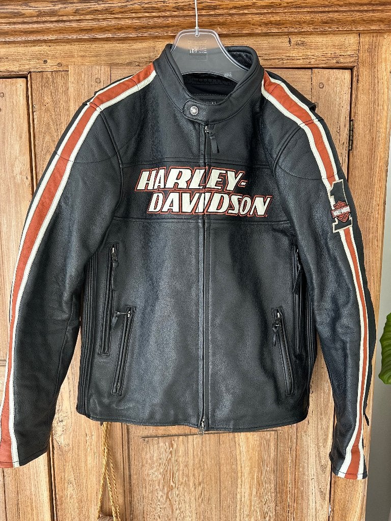 Harley davidson jas, Motoren, Kleding | Motorkleding, Ophalen, Heren, Jas | leer, Harley Davidson