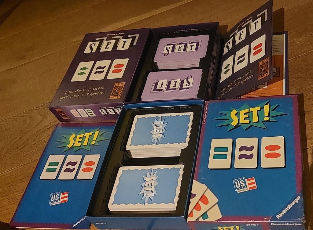 Set! Kaartspel van 999 Games / Ravensburger, Cd's en Dvd's, Cassettebandjes, Ophalen of Verzenden, Zo goed als nieuw