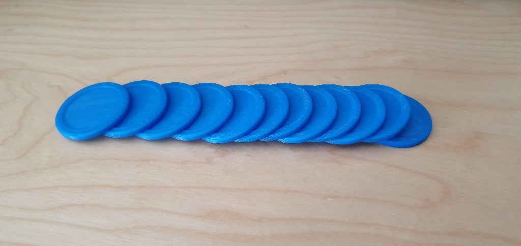 Speelgoed muntjes/fiches ook geschikt voor stef stuntpiloot, Hobby en Vrije tijd, Ophalen of Verzenden, Nieuw