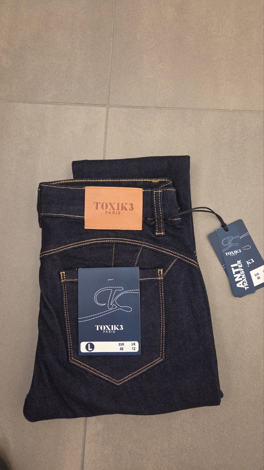 Nieuwe Toxik3 Jeans - Donkerblauw - Maat L (40), Ophalen of Verzenden, Nieuw, Blauw, W30 - W32 (confectie 38/40)