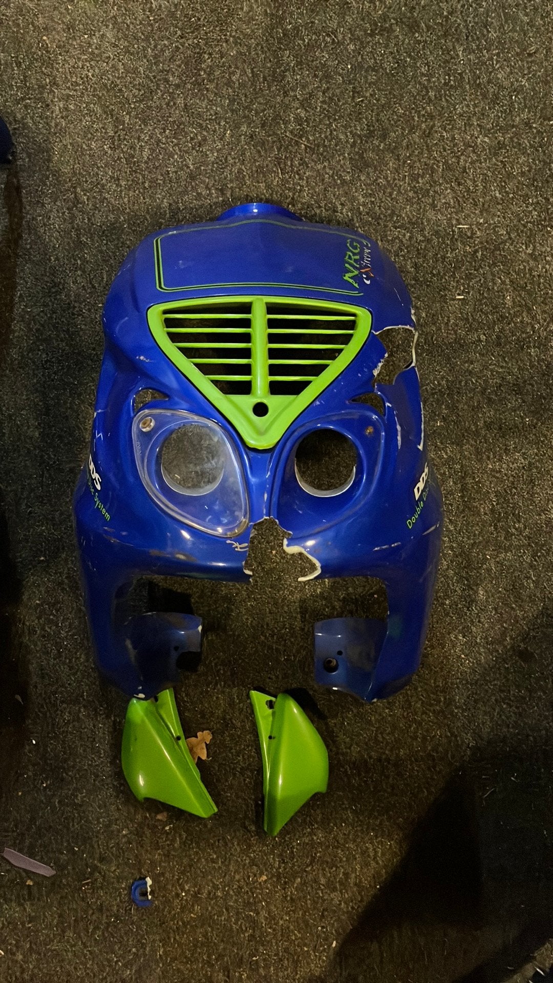 Piaggio NRG MC3 Kappenset met schade, Ophalen of Verzenden, Gebruikt, Kap, Piaggio