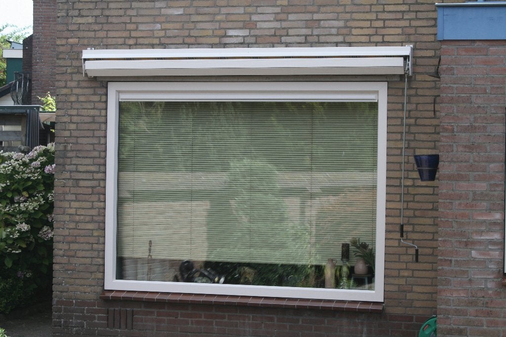beige luxaflex 3x groot 1 x klein, Ophalen, Inclusief montageonderdelen, Gebruikt, Overige merken