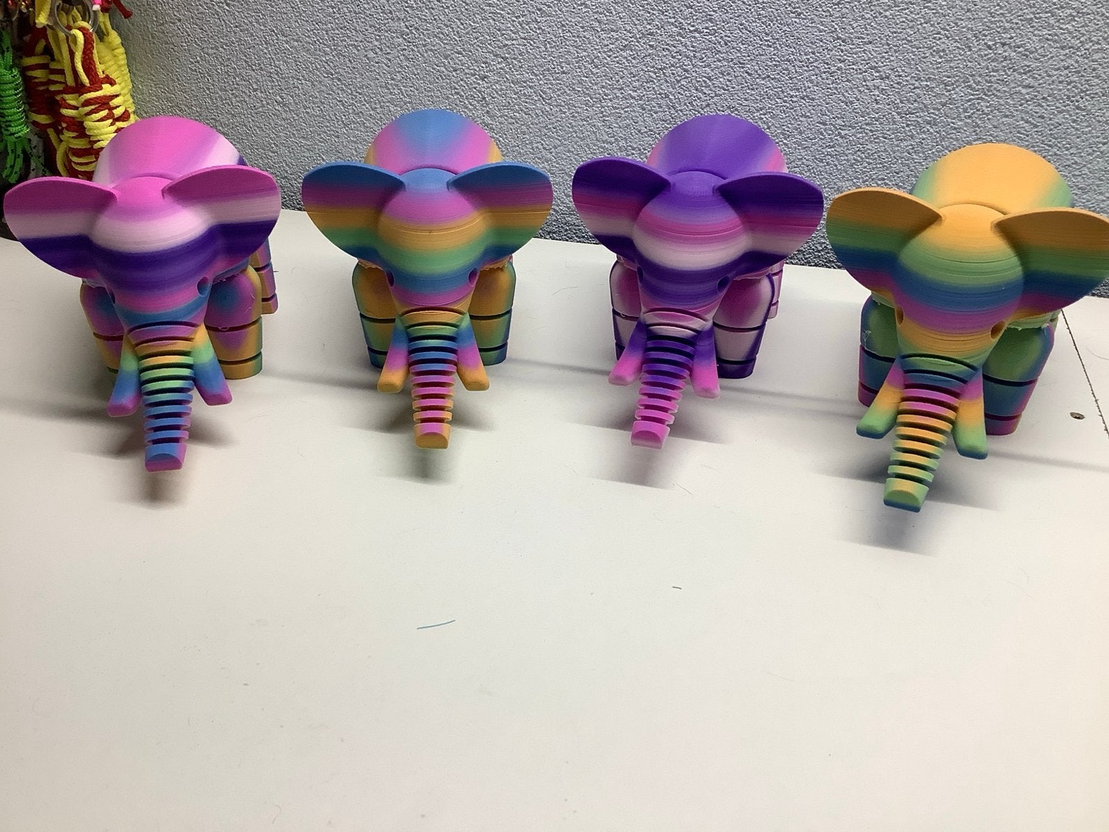 3d olifant kleurrijk, Verzenden, Nieuw