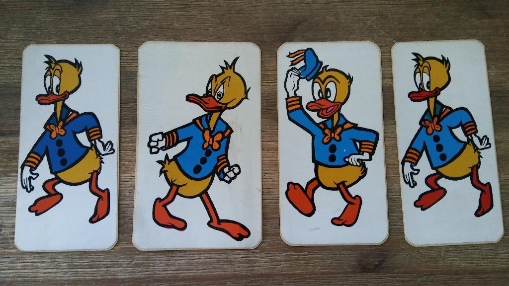 Donald Duck vintage Disney stickers stickerset tekenfilm, Ophalen of Verzenden, Gebruikt, Overige typen
