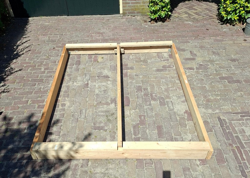 bed / ledikant voor de doe-het-zelver, Ophalen, Gebruikt, Tweepersoons, 180 cm