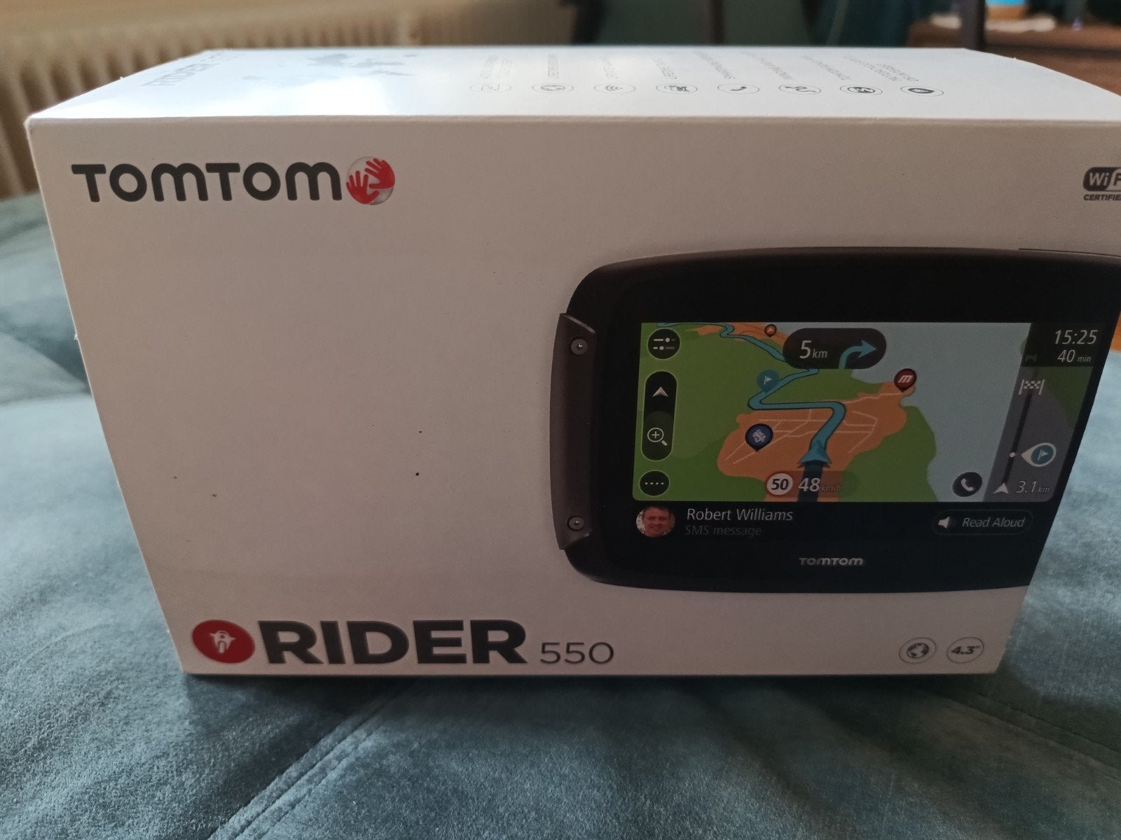 TomTom Rider 550 Motorfiets Navigatiesysteem, Ophalen of Verzenden, Zo goed als nieuw