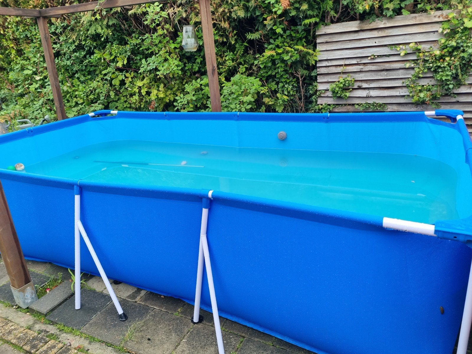 Blauw opzetzwembad - Ideaal voor de zomer!, Tuin en Terras, Ophalen, Gebruikt, 200 tot 300 cm, 80 tot 120 cm
