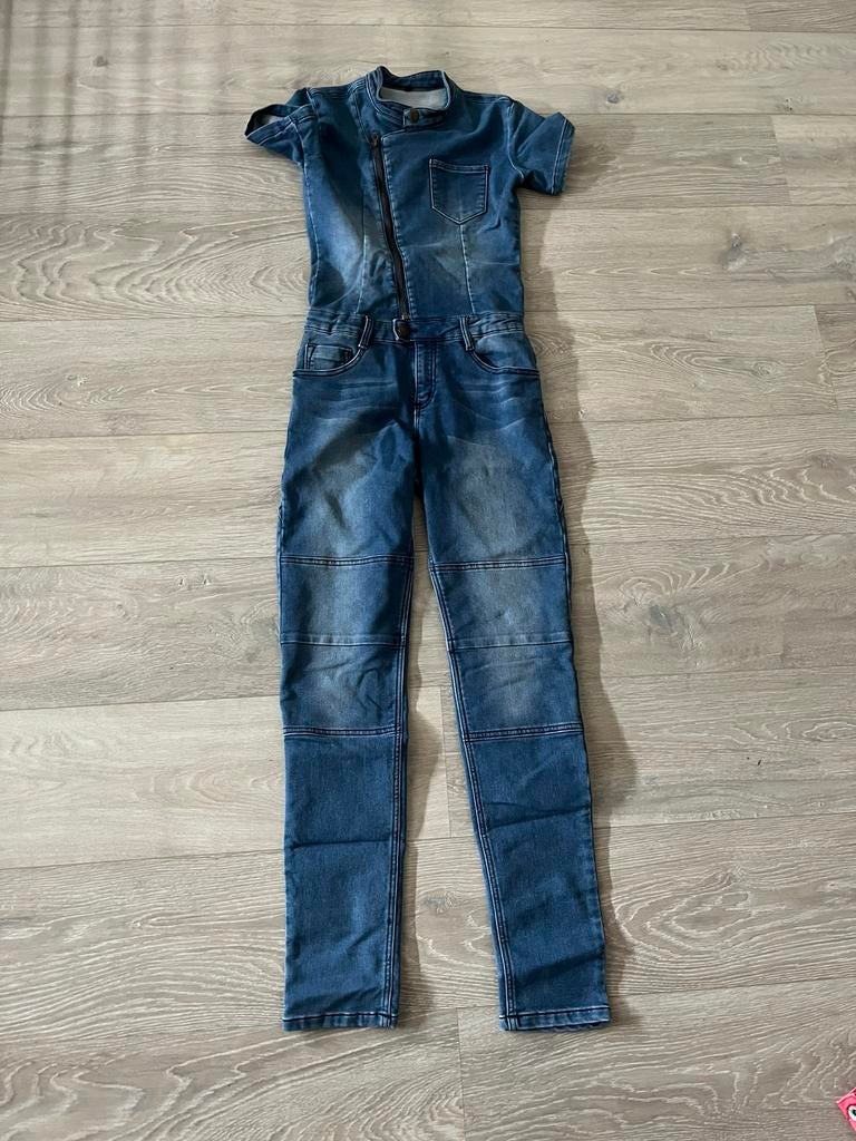 Dutch Dream Denim spijkerpak / jumpsuit maat 164, Ophalen of Verzenden, Zo goed als nieuw, Meisje, Broek