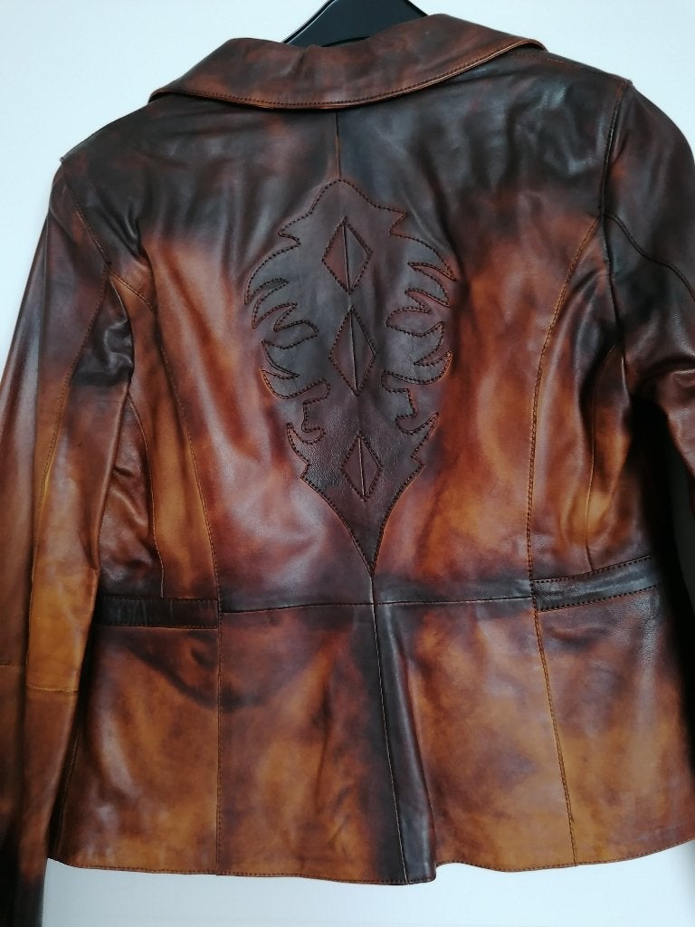 Lerenjas geflame maat 38 Rick Cardona, Bruin, Nieuw, Rick Cardona, Ophalen