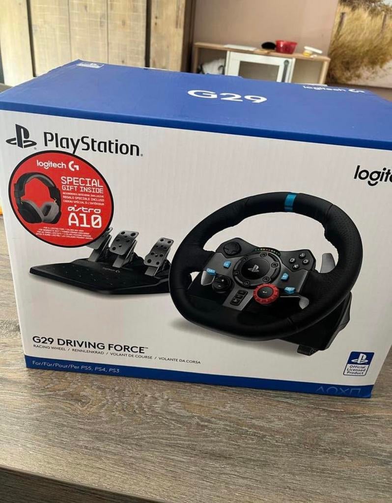 Logitech G29 Driving Force Racing Wheel + Shifter, Ophalen of Verzenden, Zo goed als nieuw, Stuur of Pedalen, PlayStation 4