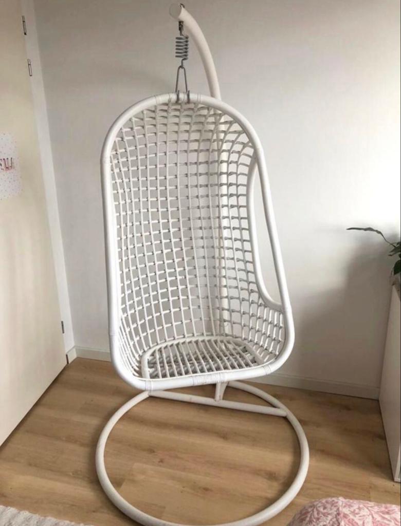 Hangstoel van HK living, Ophalen, Gebruikt, Wit, Eén