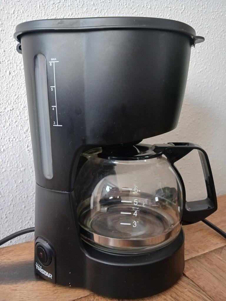 Tristar koffiezetapparaat  voor 6 kopjes koffie, Witgoed en Apparatuur, Koffiezetapparaten, Afneembaar waterreservoir, Koffiemachine