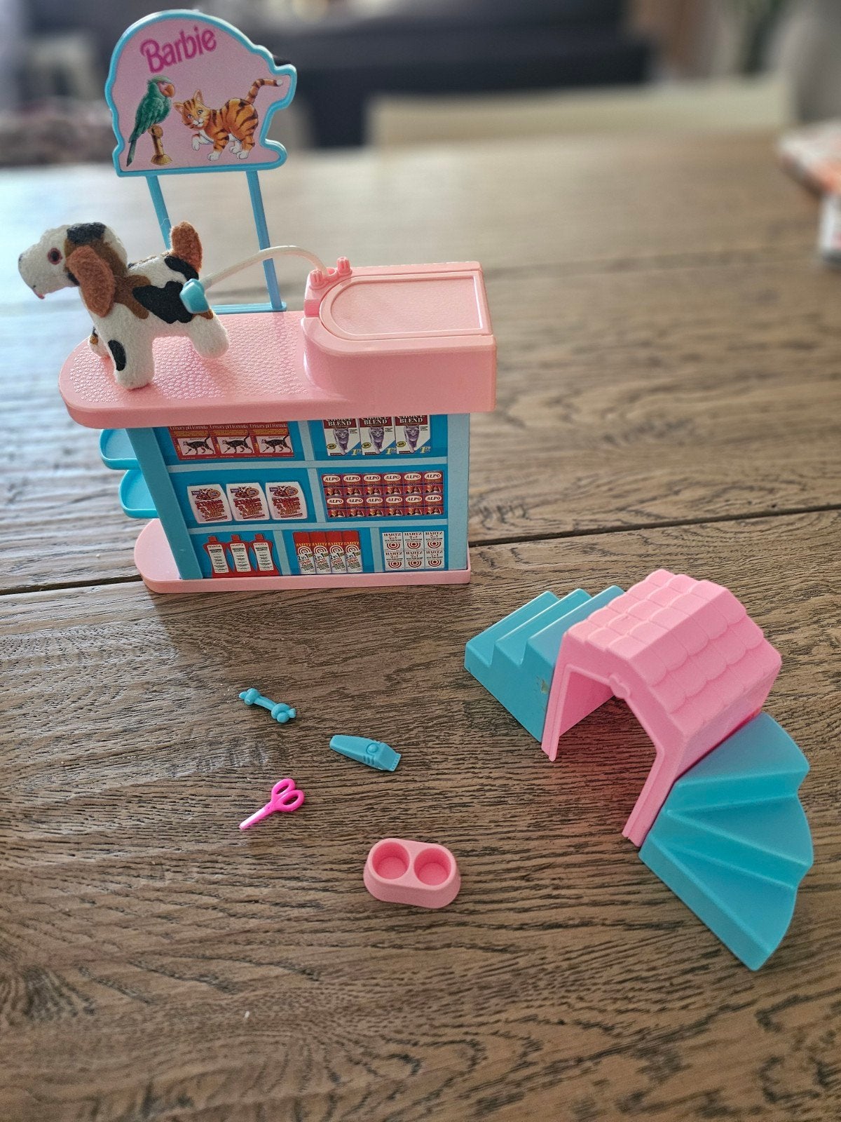 Vintage Barbie Dierenarts Praktijk Speelset, Ophalen of Verzenden, Zo goed als nieuw, Jongen of Meisje