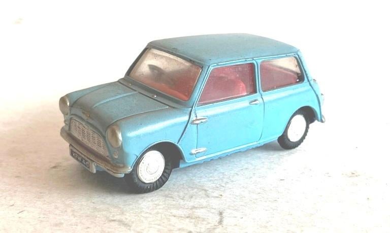 Mini MK1 blauw Corgi # 226., Ophalen of Verzenden, Gebruikt, Auto, Corgi