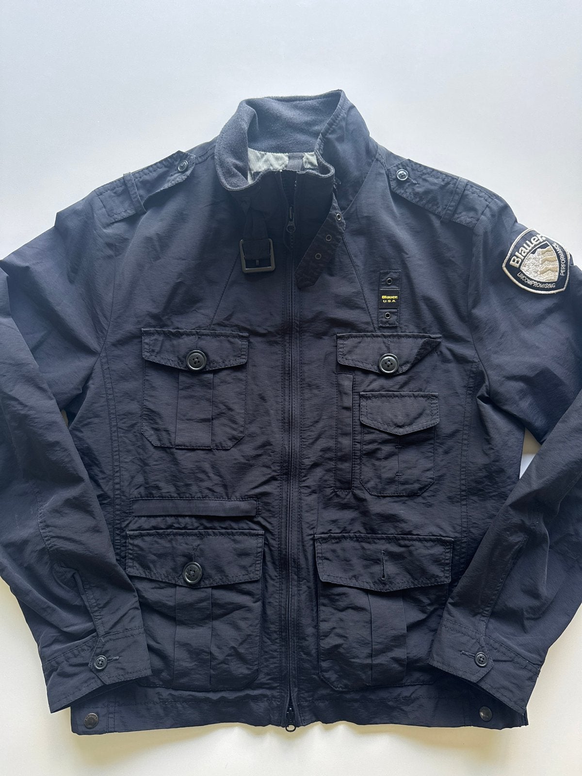 Blauwe Blauer USA Zomerjas, Ophalen of Verzenden, Zo goed als nieuw, Maat 48/50 (M), Blauw