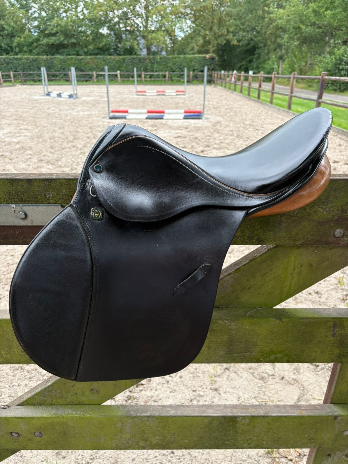 Mooi 15 inch Stübben pony springzadel, Dieren en Toebehoren, XS (15.5 inch of kleiner), Gebruikt, Stubben, Ophalen of Verzenden