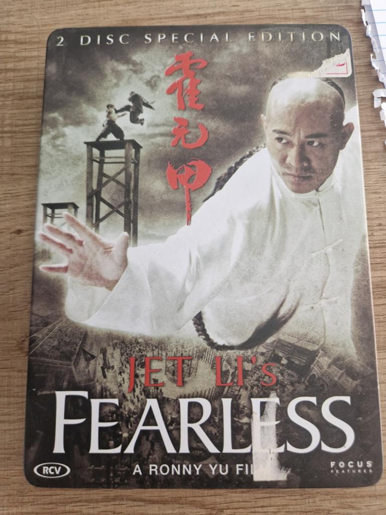 Fearless steelbook , jet li, Vanaf 16 jaar, Ophalen of Verzenden, Zo goed als nieuw