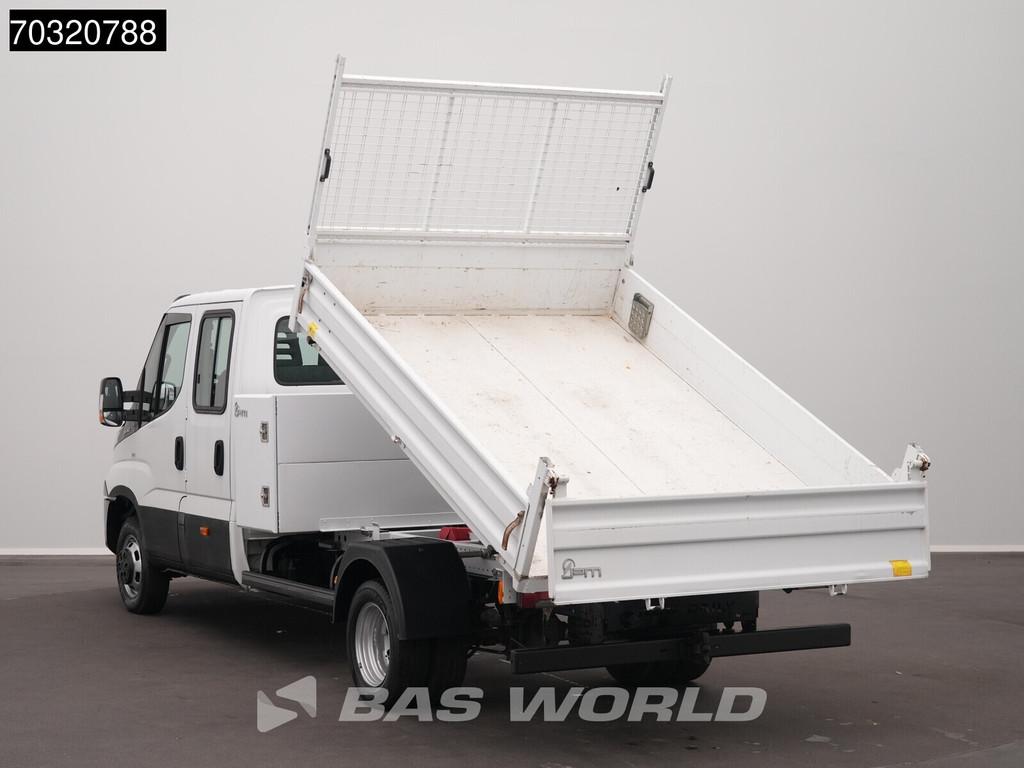 Iveco Daily 35C14 Dubbel Cabine Kipper met Kist Dubbellucht, Gebruikt, Euro 6, Iveco, Wit