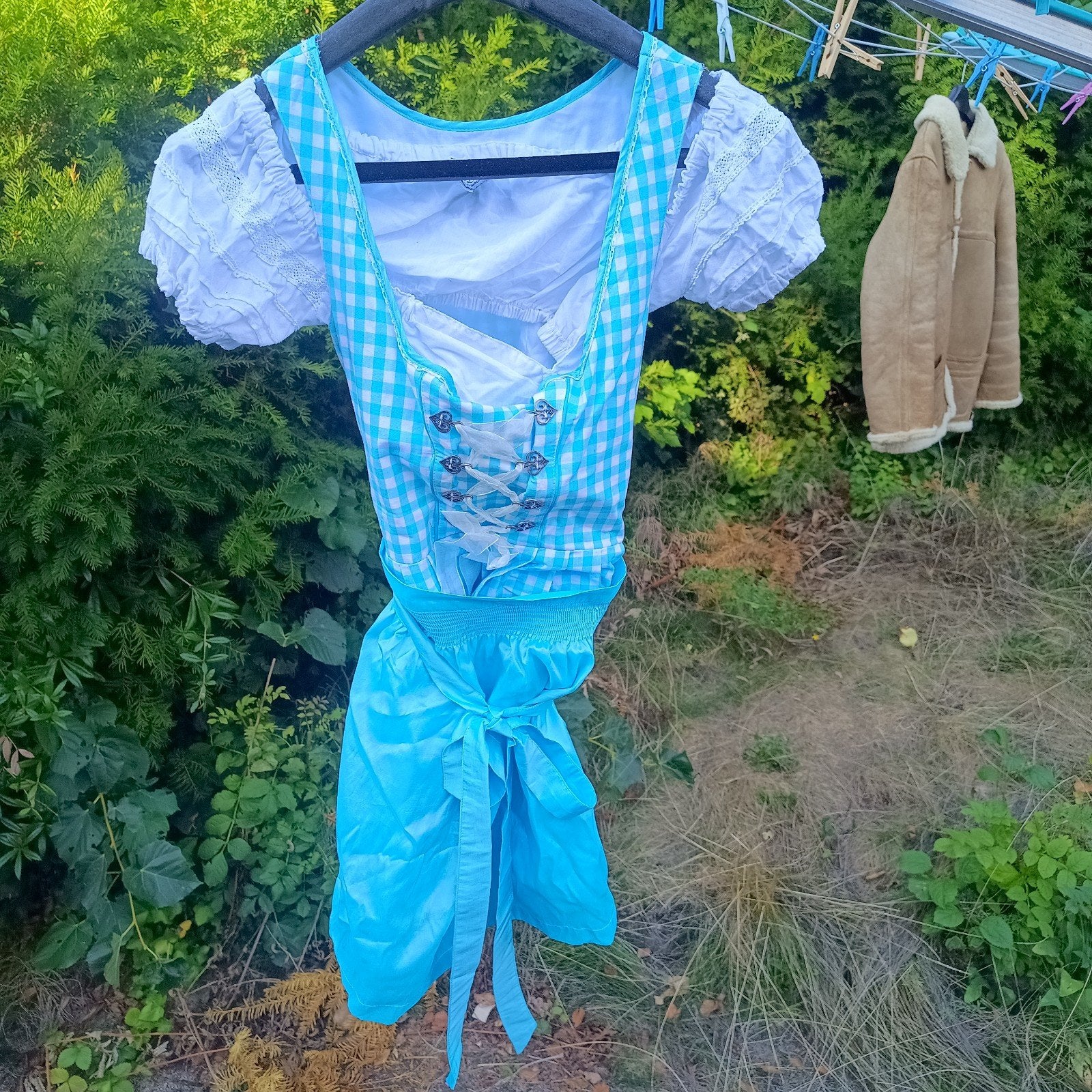Dirndl maat 40 MarJo set jurk blouse schort Oktoberfest, Ophalen of Verzenden, Gedragen, Maat 38/40 (M), Overige thema's