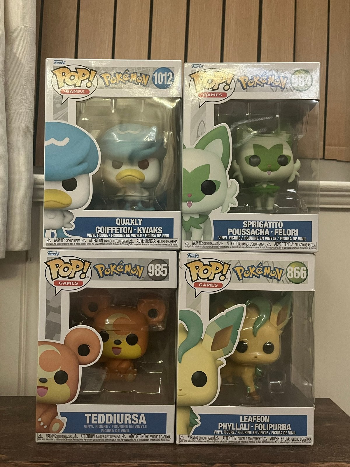 Funko Pop! Pokémon Collectie: Quaxly, Sprigatito, Teddiursa,, Ophalen of Verzenden, Nieuw