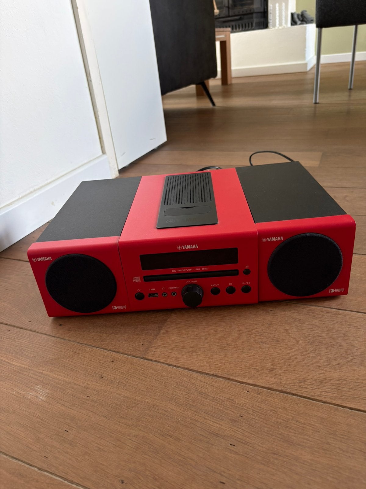 Yamaha MCR-040 Micro HiFi Set – Rood – Compleet, Ophalen, Zo goed als nieuw