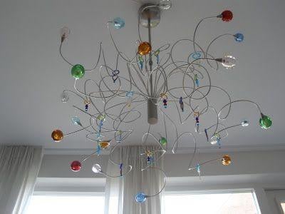 Harco Loor Aardbei Kroonluchter - Jaren '90 Design, Huis en Inrichting, Lampen | Kroonluchters, Ophalen of Verzenden, Gebruikt