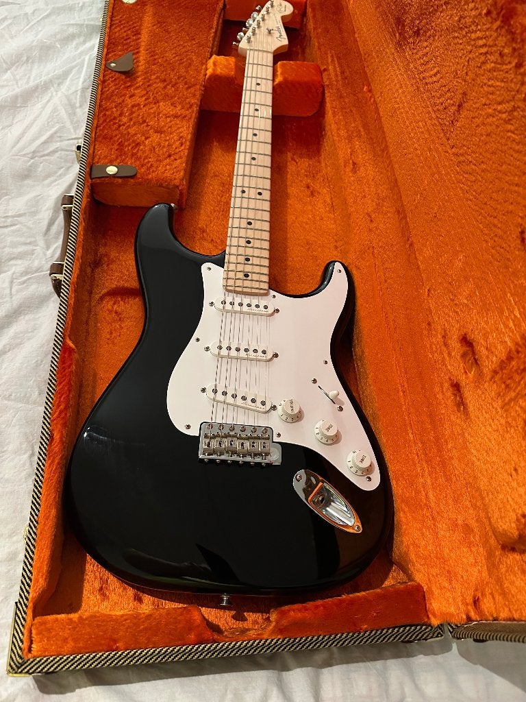 Fender Eric Clapton Signature Strat Blacky 03-2022 nwst., Ophalen, Zo goed als nieuw, Solid body, Fender