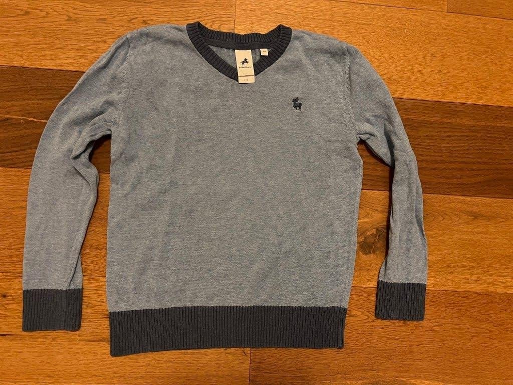 Trui maat 128/134 Palomino C&A lichtblauw 100% katoen, Ophalen of Verzenden, Gebruikt, Jongen, Trui of Vest