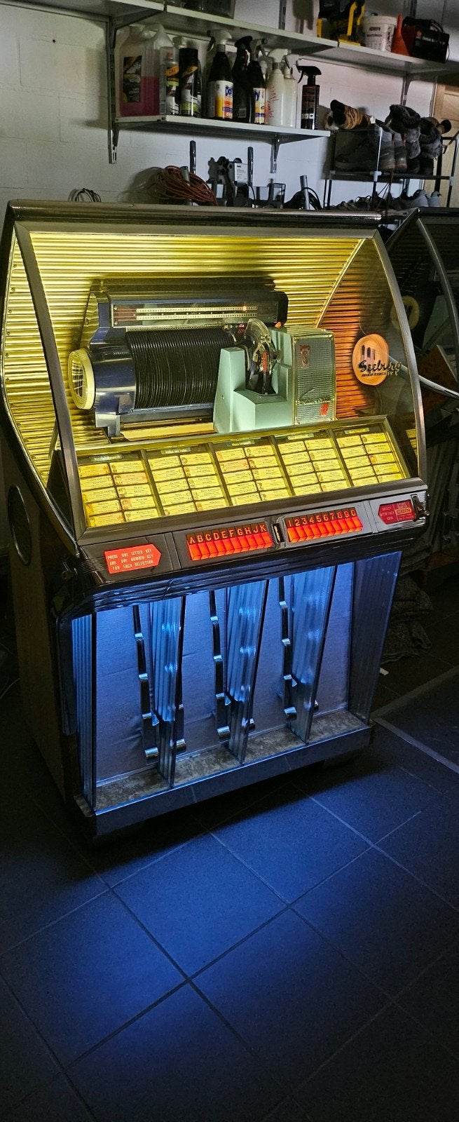 seeburg hf100r, Verzamelen, Ophalen, Zo goed als nieuw, 1950 tot 1960, Seeburg