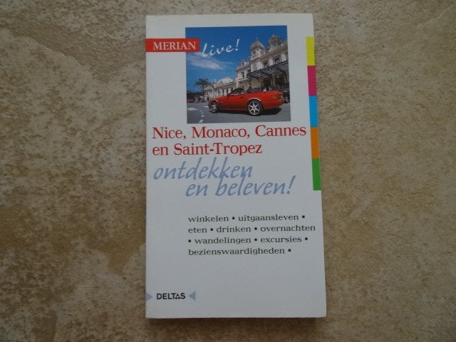 merian live reisgids Nice, Monaco, Cannes, Cote d'Azur, Overige merken, Europa, Ophalen of Verzenden, Zo goed als nieuw