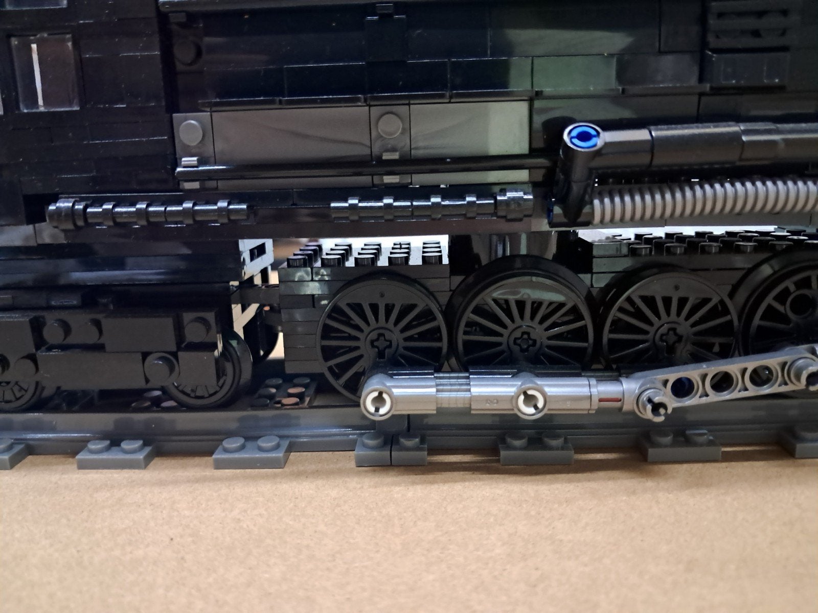 Jie Star The Big Boy stoomlocomotief (Lego compatibel), Ophalen of Verzenden, Locomotief, Overige merken