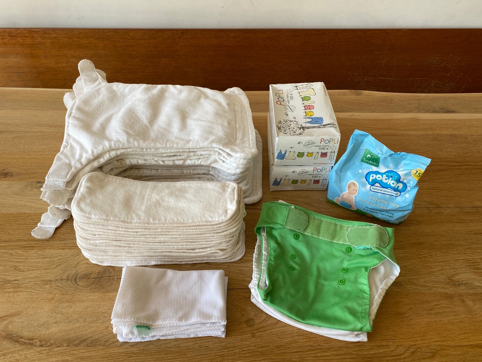 17x Totsbots Bamboozle wasbare luiers, Kinderen en Baby's, Badjes en Verzorging, Ophalen, Gebruikt, Overige typen, Overige merken