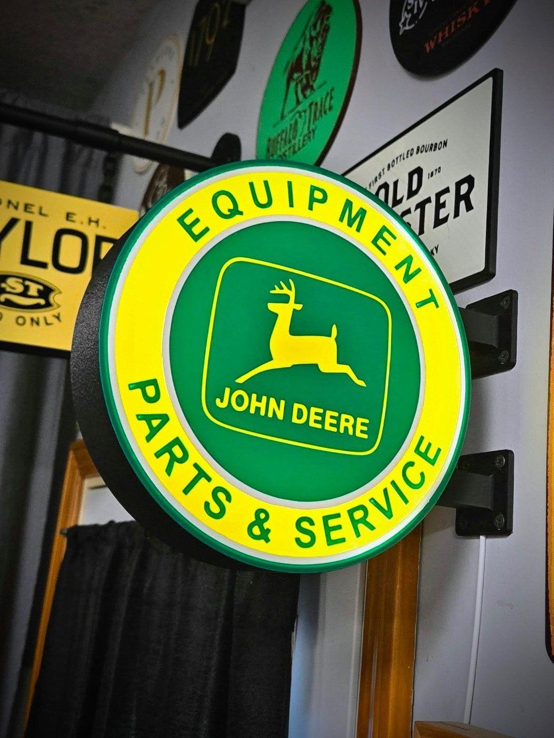 Nieuw John Deere Dubbelzijdig Lichtbord, Verzamelen, Ophalen of Verzenden