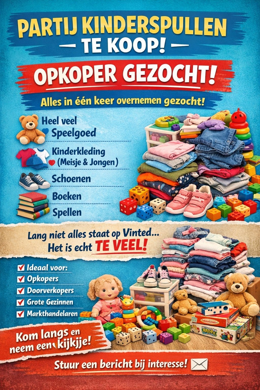 Opkoper gezocht, Ophalen of Verzenden, Nieuw