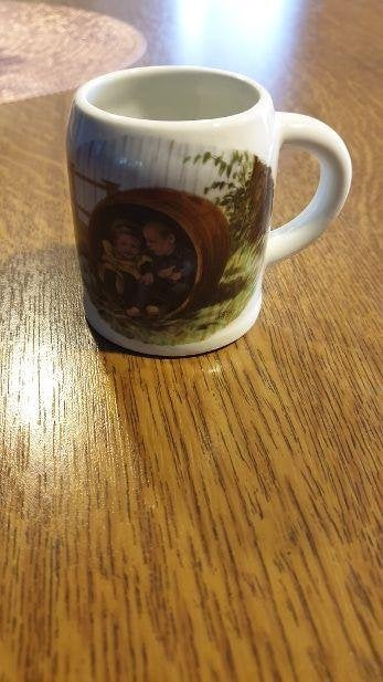 1 ot en sien in de ton kleine bierpul bier pul, Antiek en Kunst, Ophalen