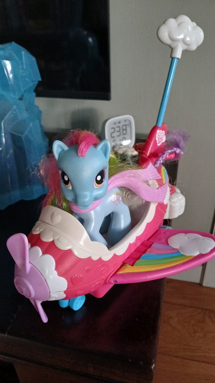 My Little Pony Rainbow Dash Vliegtuig Speelset, Ophalen of Verzenden, Gebruikt
