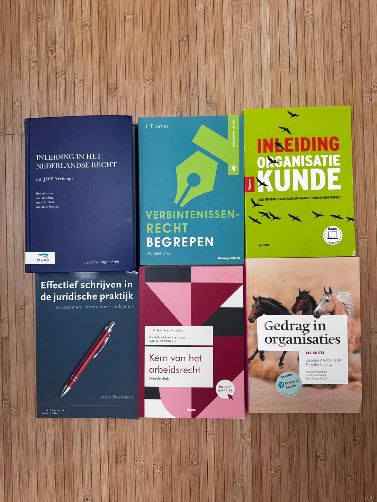 Boeken 1e jaar HBO rechten, Ophalen, Alpha, Zo goed als nieuw, HBO