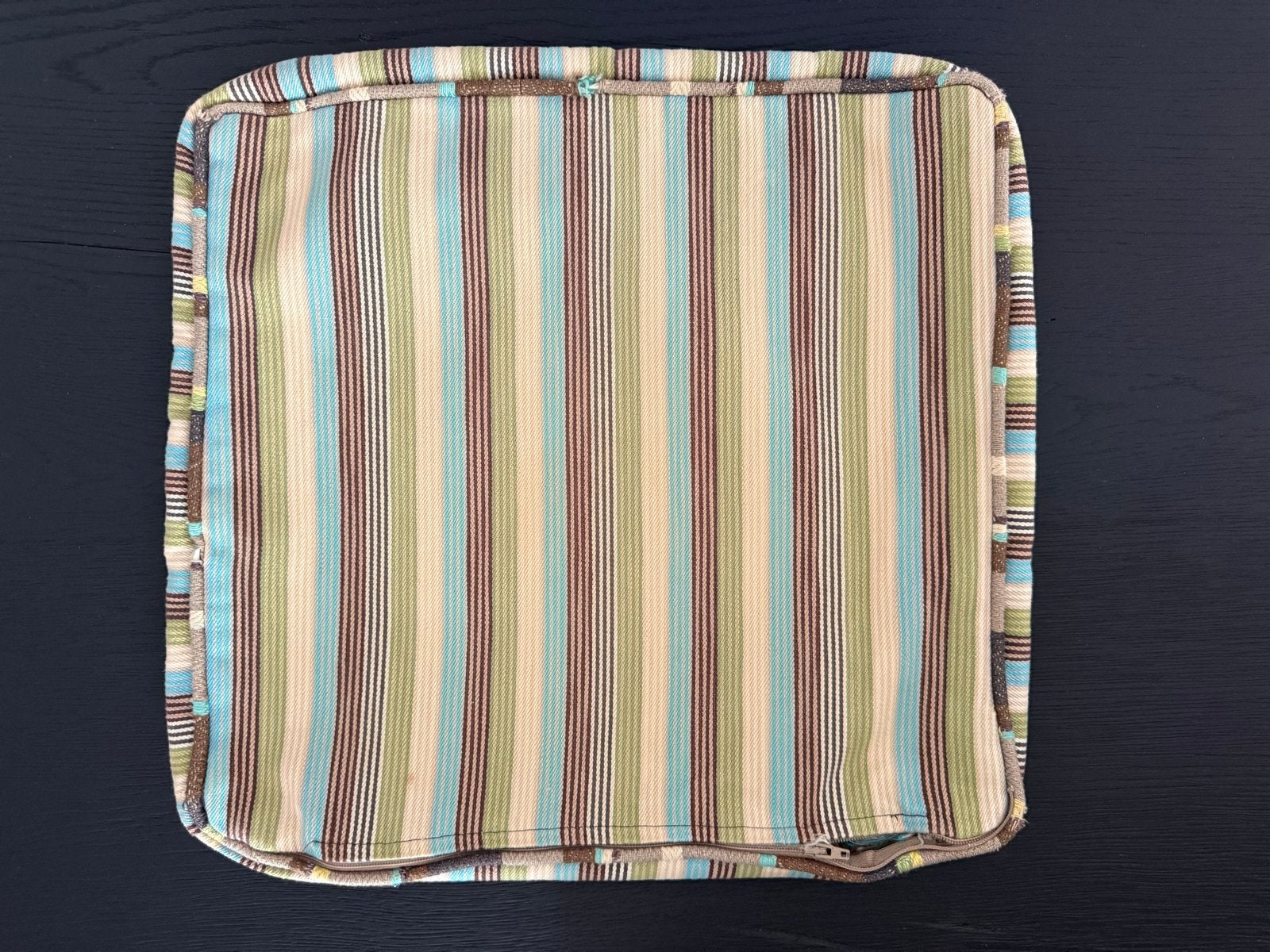 Unieke Designers Guild Kussenhoes - Groen, Bruin, Turquoise, Overige merken, Meerkleurig, Zo goed als nieuw, Vierkant