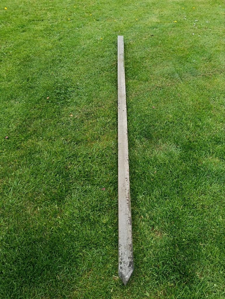 Hardhouten palen, Ophalen, 250 cm of meer, Palen