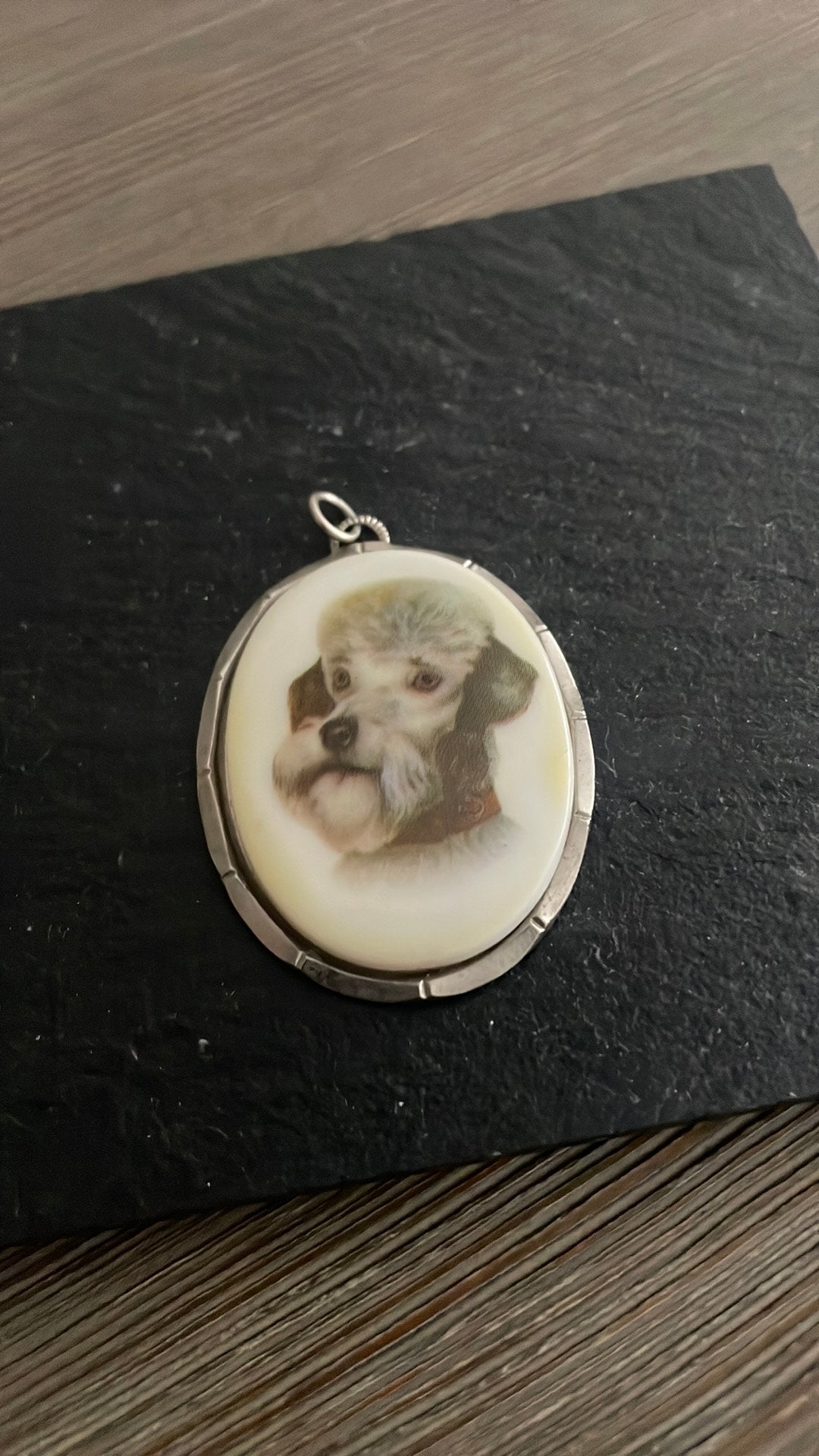 Vintage hanger, Sieraden, Tassen en Uiterlijk, Ophalen of Verzenden, Zo goed als nieuw, Zilver, Overige materialen
