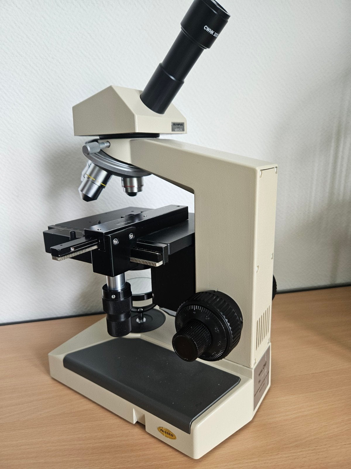 Olympus Microcoop Model CHD-CH2 4 Objectieven, Audio, Tv en Foto, Optische apparatuur | Microscopen, Ophalen, Minder dan 400x