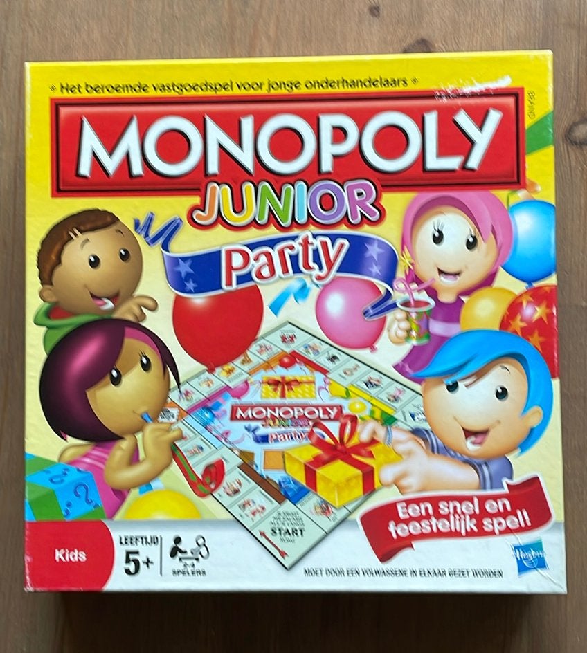Monopoly junior party, Ophalen of Verzenden, Zo goed als nieuw