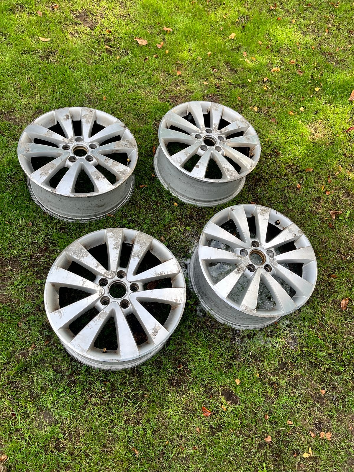 Volkswagen 17 inch velgen 5x112 - geoxideerd, Ophalen, Gebruikt