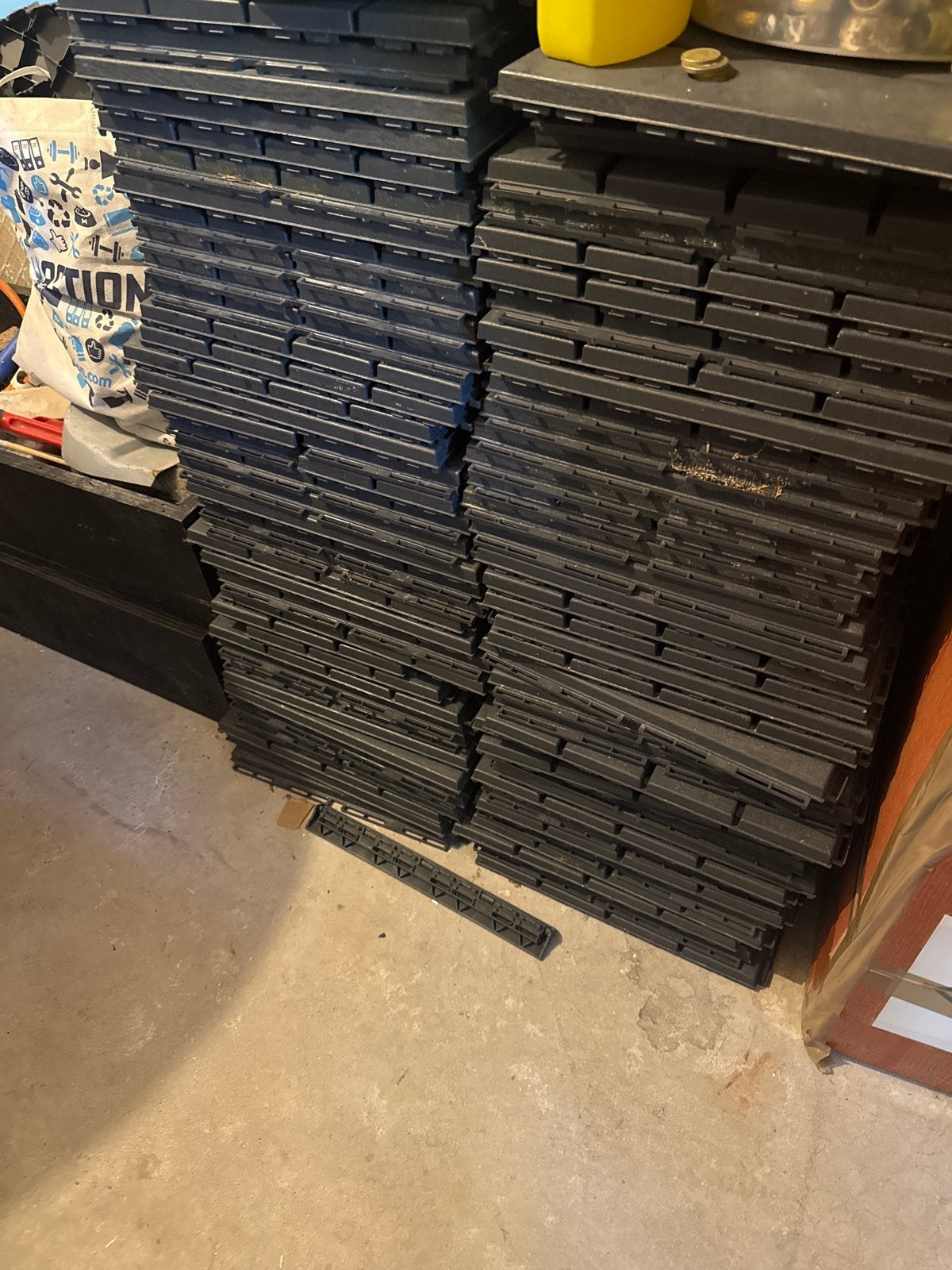 Ikea Runnen terrastegels - 80 stuks en reststukken, Tuin en Terras, Ophalen, Gebruikt, Composiet