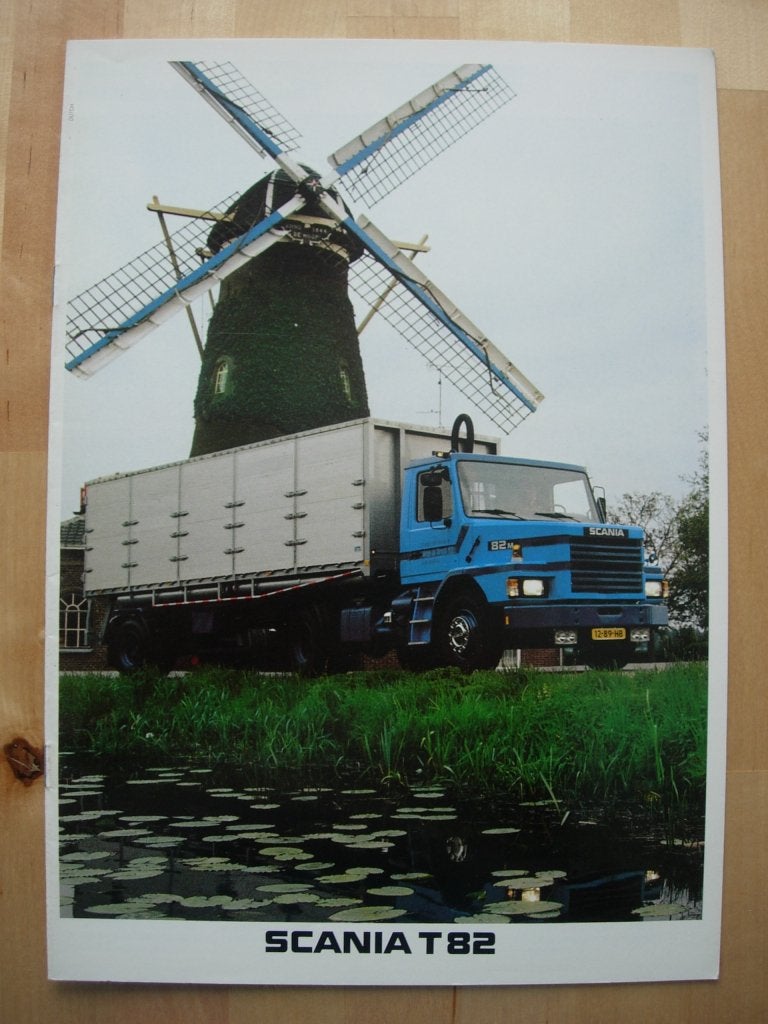 Scania T82 Brochure 1982 - T 82 Torpedo Neus, Ophalen of Verzenden, Zo goed als nieuw, Overige merken, Scania