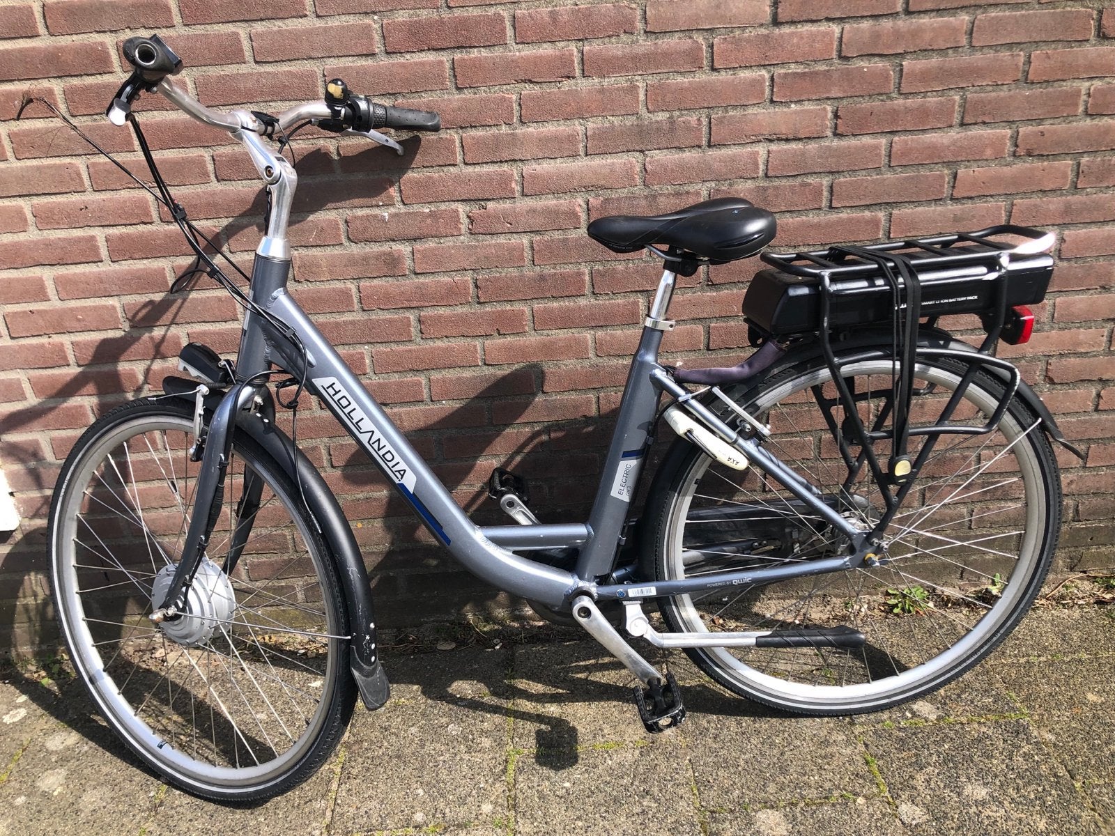 Hollandia E-bike met Qwic accu - Gebruikt, Gebruikt, 51 tot 55 cm, 50 km per accu of meer, Ophalen