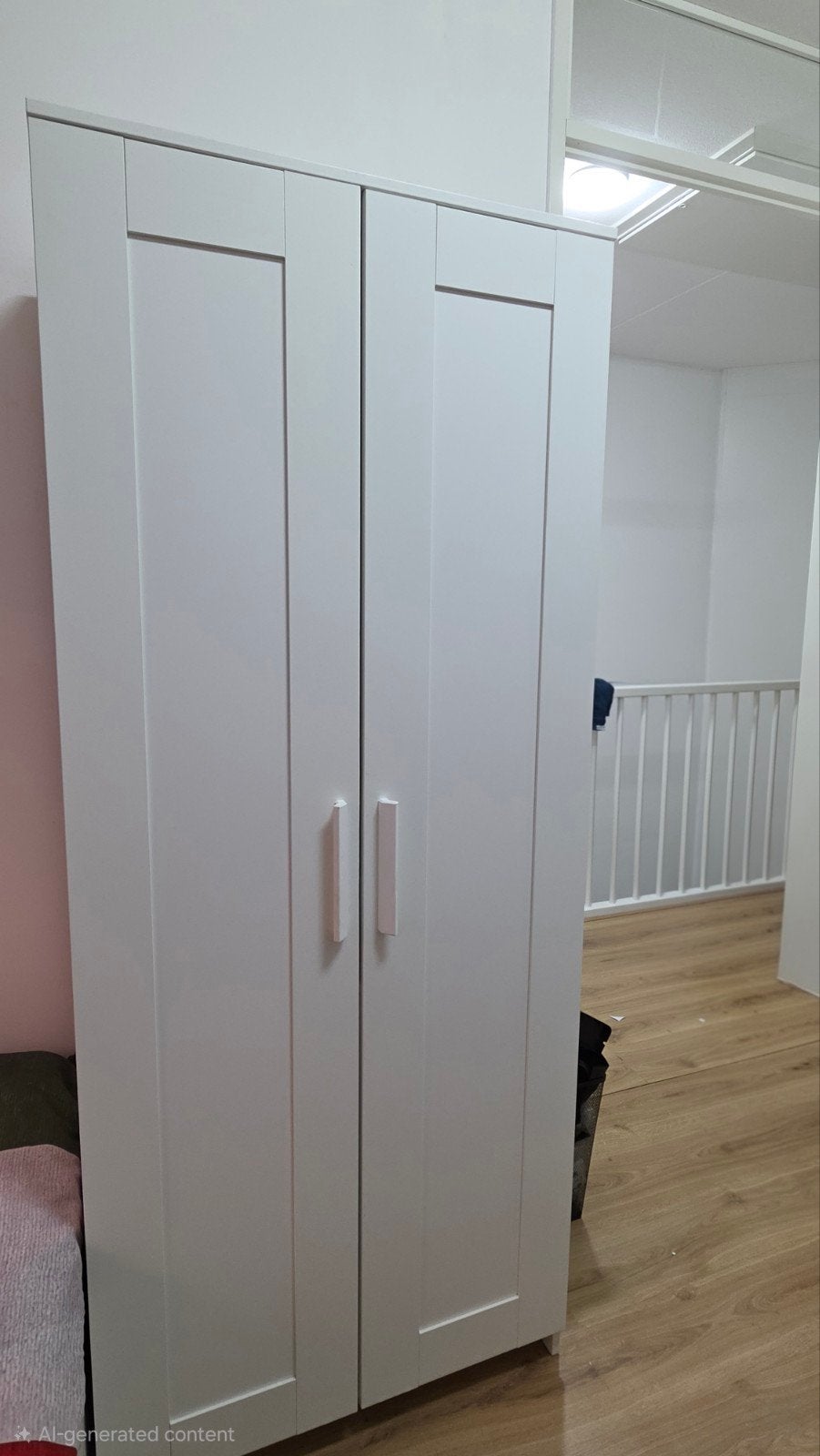 Ikea BRIMNES kledingkast 78x50x190cm wit, Ophalen, Overige materialen, Met deur(en), 50 tot 100 cm