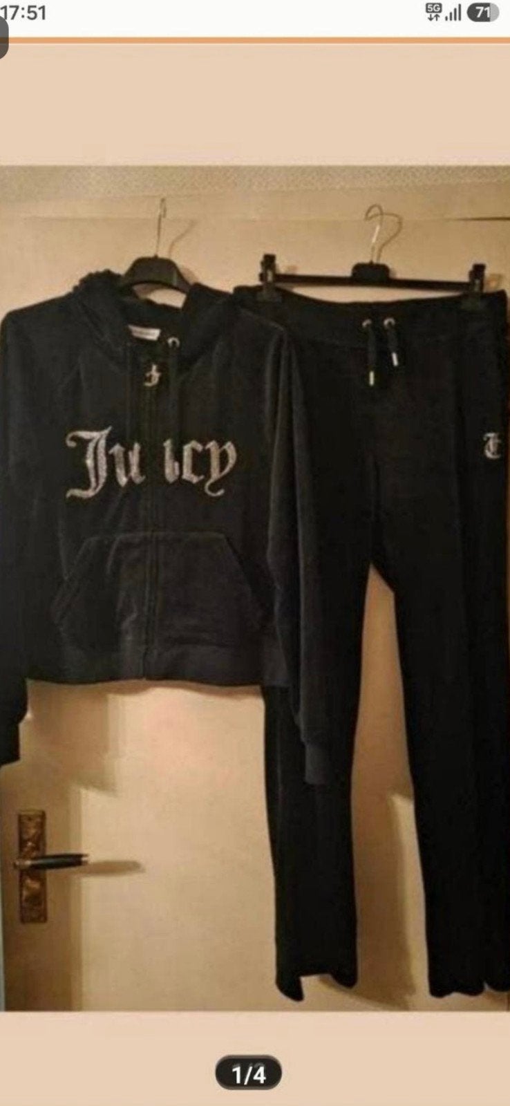 Juicy Couture pak, Kleding | Dames, Huispakken, Zwart, Maat 46/48 (XL) of groter, Ophalen of Verzenden, Zo goed als nieuw